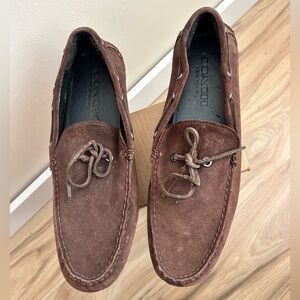 Coach Mens Brown Driving Loafers 11D